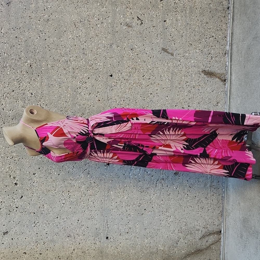 SPANNER Pink Floral Maxi Dress - Picture 5 of 14